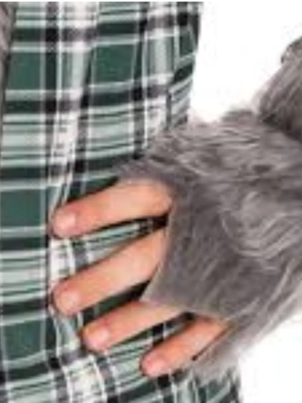 Spirit Halloween Werewolf Pullover Costume Shirt Faux Fur - No Mask| Sz Med 8/10